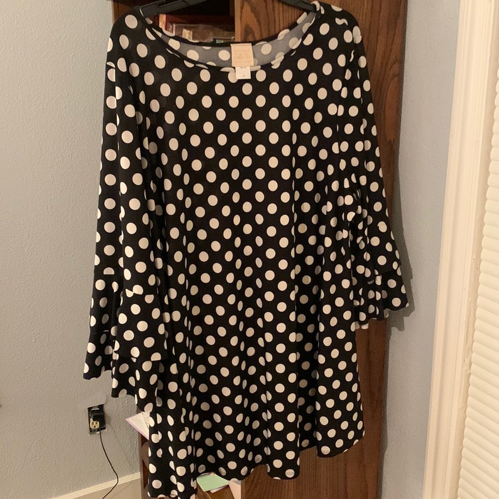 Zadie B’s polka dot tunic top.
